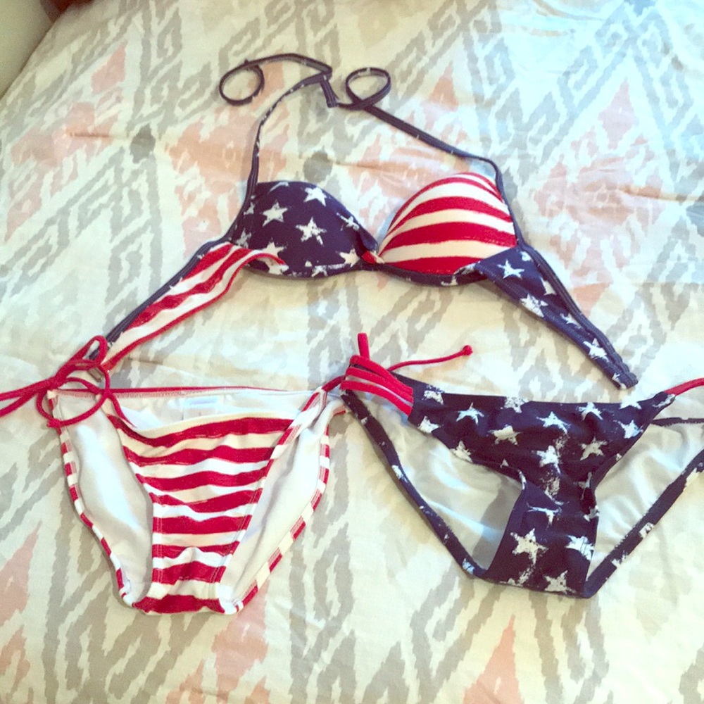 American flag bikini